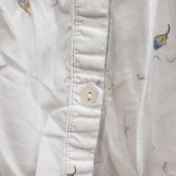 Fen Teng xl adorable flower button lace trim flower appliqué night shirt ru… - Picture 7 of 9